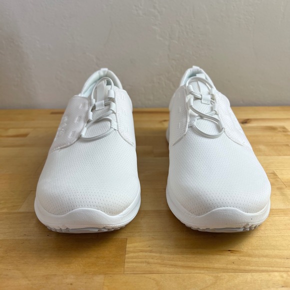 Ryka Sneakers Renew Slip On Brilliant White Shoes Comfort Bungee Laces Size 8.5 - Picture 4 of 11